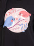Black Printed Long - Sleeve Design 3 - Khotwh